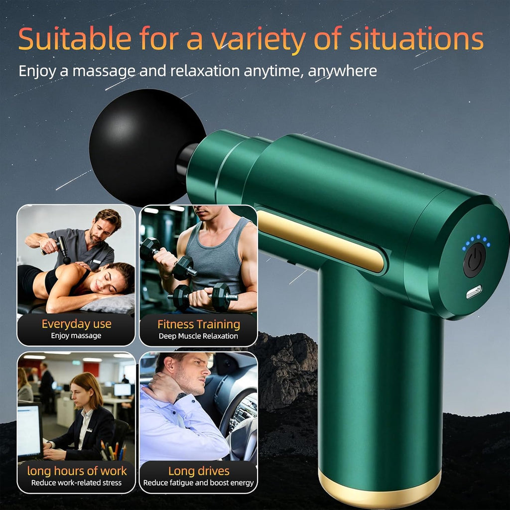 Massage Gun, Electric Massager, Suitable for Whole Body to Relieve