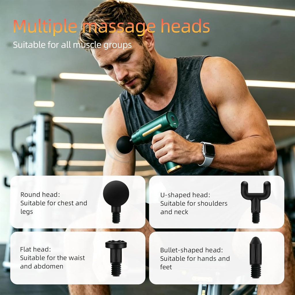 Massage Gun, Electric Massager, Suitable for Whole Body to Relieve